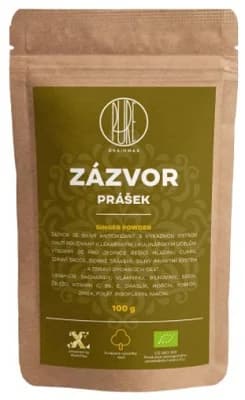 BrainMax Pure Zázvor BIO prášek