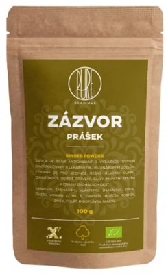 BrainMax Pure Zázvor BIO prášek