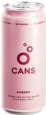Cans Jemně perlivá voda s příchutí višně a třešně