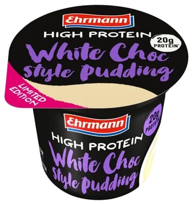 Ehrmann High Protein puding s příchutí bílé čokolády