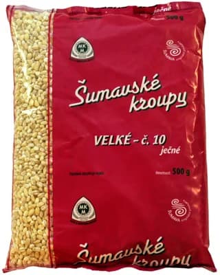 Mlýn a krupárna Mrskoš Šumavské ječné kroupy velké