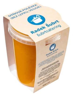 Restaurant Šubrt Dýňová polévka se zázvorem, 2 porce