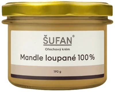 Šufan máslo z loupaných mandlí