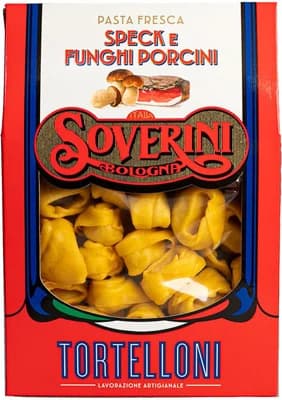 Soverini Tortelloni se slaninou a hříbky