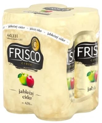 Frisco Jablečný Cider Multipack 4x330ml