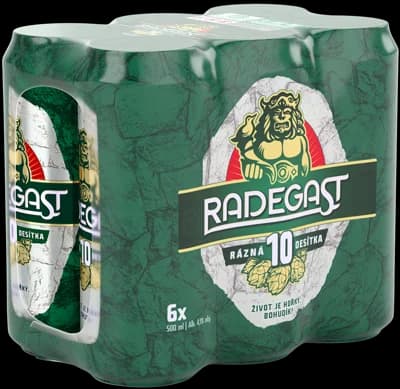 Radegast Rázná 10 6×0,5 l plech