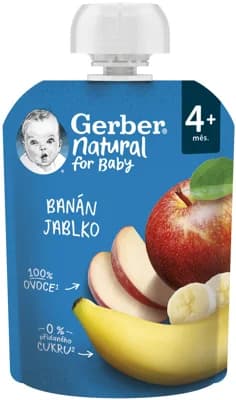 Gerber Natural Kapsička banán a jablko