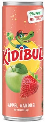 Kidibul Jablko-jahoda 99% bez přidaného cukru plech