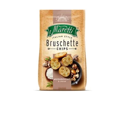 Bruschette houby/ krém