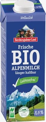 Berchtesgadener Land BIO Čerstvé alpské mléko bez laktózy plnotučné