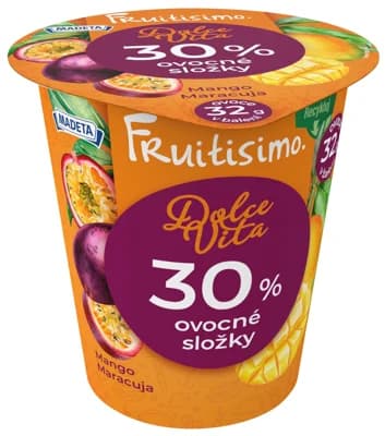 Madeta Fruitisimo dezert mango a maracuja