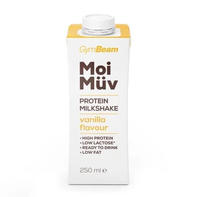 GymBeam MoiMüv Protein Milkshake vanilka