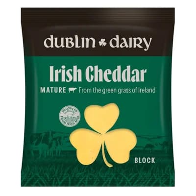 Dublin Dairy Cheddar White Mature, bloček