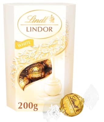 Lindt Bonboniéra LINDOR pralinky Bílá čokoláda