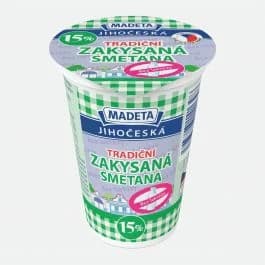 JČ zakysaná smetana bez laktózy 15%