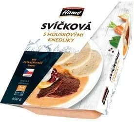 Hamé Svíčková s houskovými knedlíky