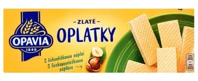 Opavia Zlaté oplatky lískooříškové 14x146g