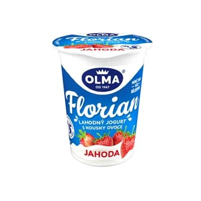 OLMA Florian jogurt jahoda 2,3 % tuku chlaz. 20 x
