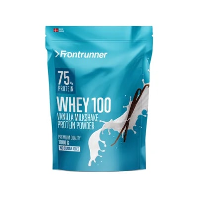 Frontrunner Whey Protein 100 – vanilkový milkshake