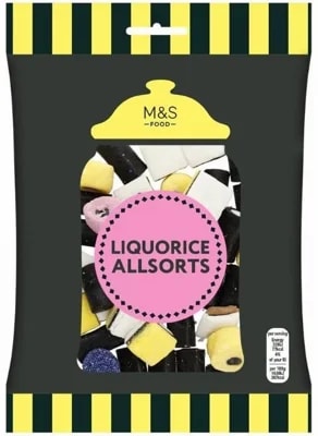 Marks & Spencer Lékořicové bonbóny směs