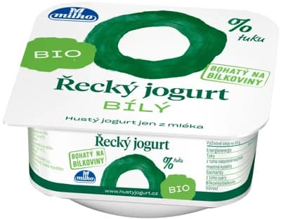 Milko BIO Řecký jogurt bílý 0 %