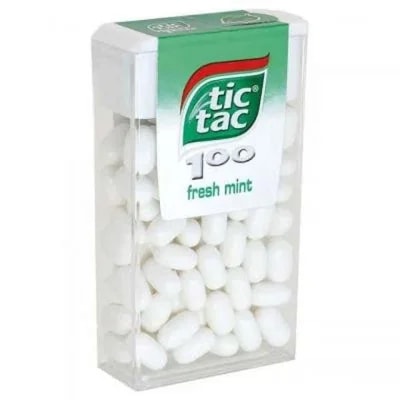 Tic Tac 100 Dropsy s mátovou příchutí