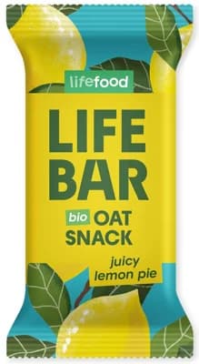 Lifefood Lifebar BIO Oat Snack citronový