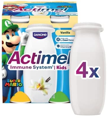 Actimel Kids Probiotický nápoj vanilka 4×100 g