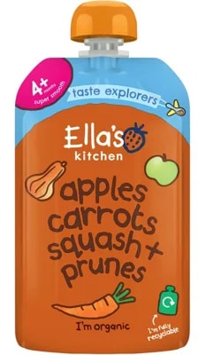 Ella's Kitchen BIO Dýně, mrkev, jablko a švestka