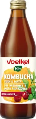 Voelkel BIO kombucha višeň a máta
