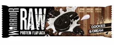 Warrior Raw Protein Flapjack - cookies & cream