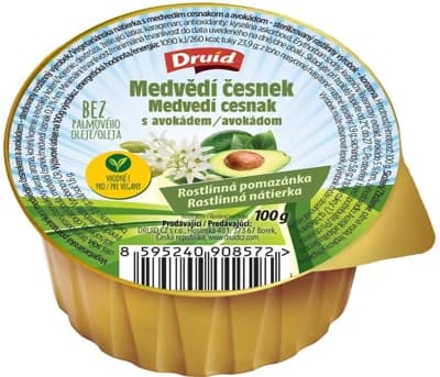 Druid Vegetariánská pomazánka medvědí česnek s avokádem