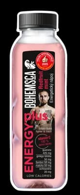 Bohemsca Energy Plus energetický nápoj Redfruit Mint