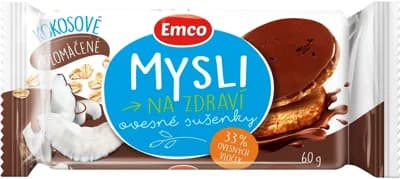 Emco Mysli Ovesné sušenky kokosové - Polomáčené