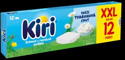 Kiri Z tvarohu a smetany (12 porcí)