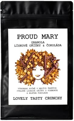 Proud Mary Lískové oříšky a čokoláda granola