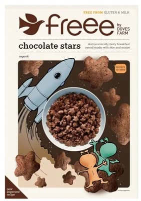 Freee BIO Čokoládové hvězdičky bez lepku