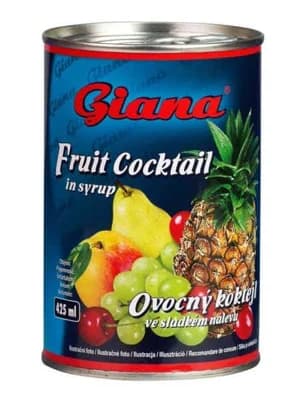 Giana Ovocný koktejl ve sladkém nálevu