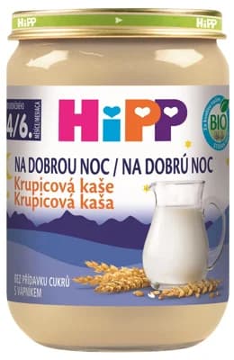 HiPP BIO Kaše na dobrou noc krupicová