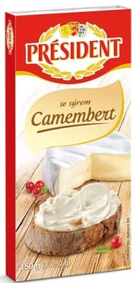 Président Tavený sýr Camembert