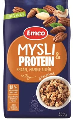 Emco Mysli proteinové pekan, mandle a kešu