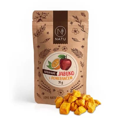NATU Křupavé jablko s pomerančem 35g