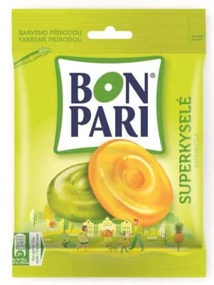 Bon Pari Super Kyselé bonbóny s ovocnými příchutěmi