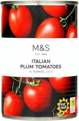 Marks & Spencer Loupaná italská rajčata v rajčatové šťávě