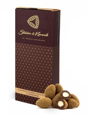 Steiner & Kovarik Mandle v hořké čokoládě a skořici