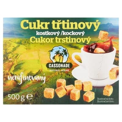 CASSONADE Cukr třtinový kostky