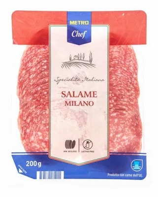 Metro Chef Salám Milano plátky
