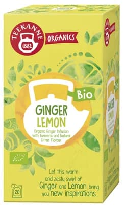 Teekanne BIO Organics  Ginger Lemon 36g