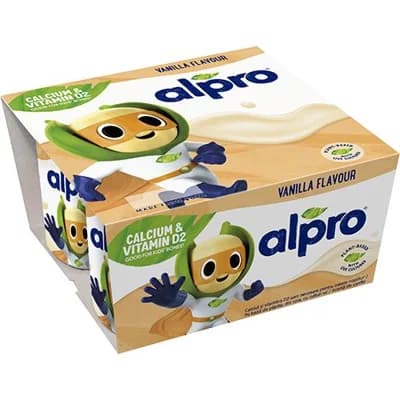 Alpro Kids vanilka 4x115g