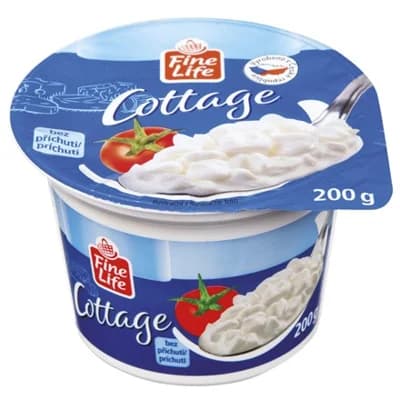 Fine Life Cottage sýr bez příchuti chlaz. 6 x